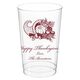 Thanksgiving Horn Clear Plastic Cups Image 1 of 2