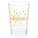 Confetti Dots Celebrate Clear Plastic Cups Image 1 of 17