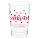 Confetti Dots Celebrate Clear Plastic Cups Image 2 of 17