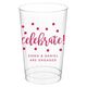 Confetti Dots Celebrate Clear Plastic Cups Image 17 of 17