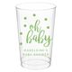 Confetti Dots Oh Baby Clear Plastic Cups Image 1 of 3
