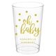 Confetti Dots Oh Baby Clear Plastic Cups Image 3 of 3