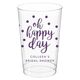 Confetti Dots Oh Happy Day Clear Plastic Cups Image 2 of 3
