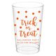Confetti Dots Trick or Treat Clear Plastic Cups Image 2 of 2