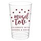 Confetti Mazel Tov Clear Plastic Cups Image 2 of 3