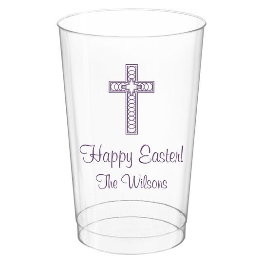 Cross Inspiration Clear Plastic Cups