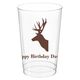 Deer Buck Clear Plastic Cups Image 3 of 3