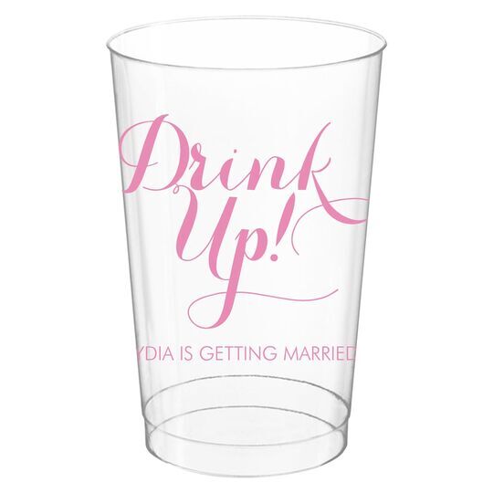 Drink Up Clear Plastic Cups
