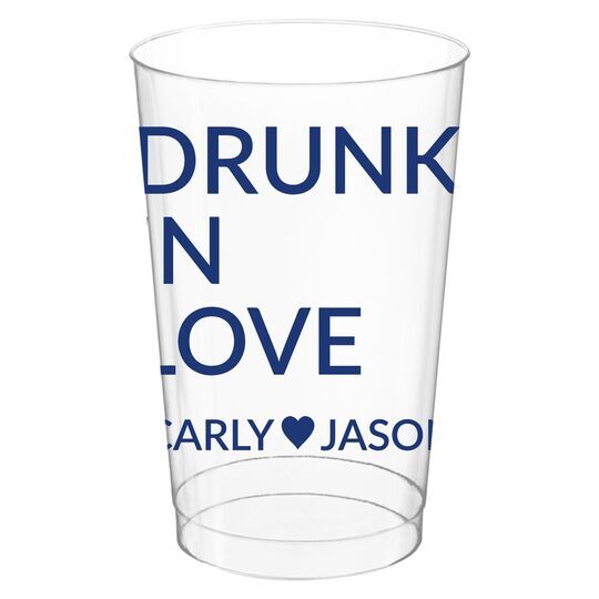 Drunk In Love Clear Plastic Cups