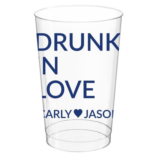 Drunk In Love Clear Plastic Cups