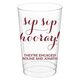 Elegant Sip Sip Hooray Clear Plastic Cups Image 4 of 4