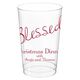 Expressive Script Blessed Clear Plastic Cups Image 3 of 5