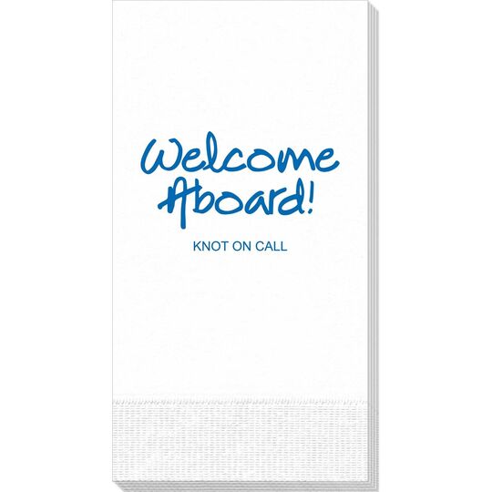 Studio Welcome Aboard Guest Towels