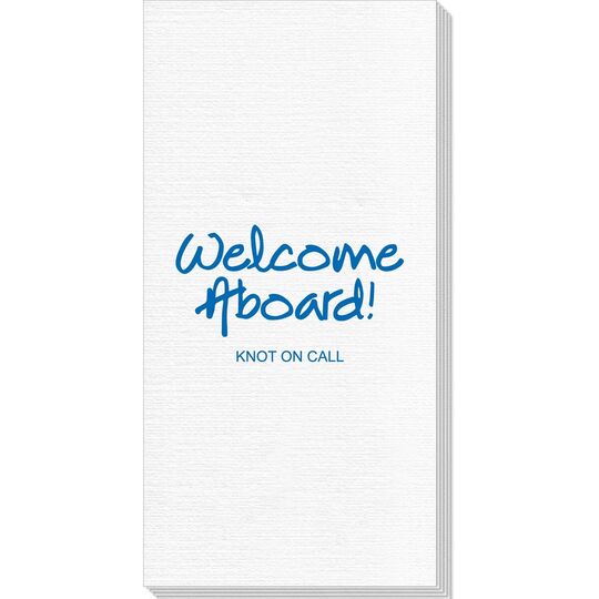 Studio Welcome Aboard Deville Guest Towels