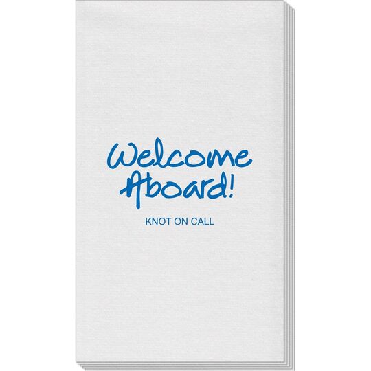 Studio Welcome Aboard Linen Like Guest Towels