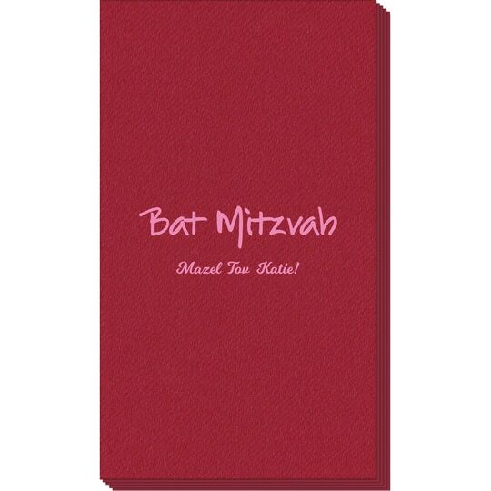 Studio Bat Mitzvah Linen Like Guest Towels
