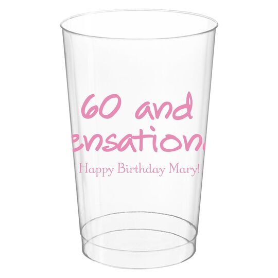 Studio 60 and Sensational Clear Plastic Cups