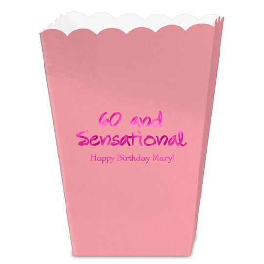 Studio 60 and Sensational Mini Popcorn Boxes