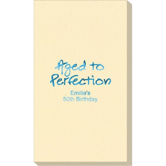 Studio Aged to Perfection Anniversary Linen Like Guest Towels