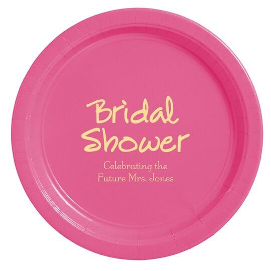 Studio Bridal Shower Paper Plates