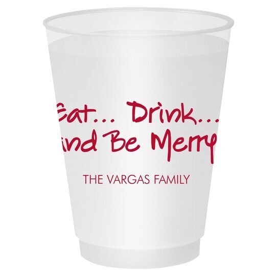 Studio Eat, Drink Be Merry Shatterproof Cups
