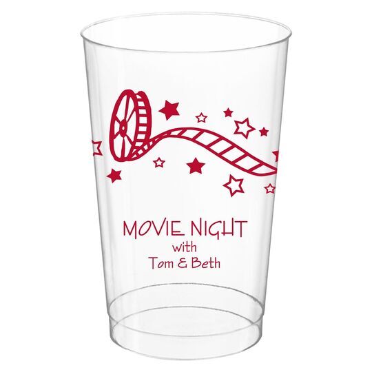 Film Reel Clear Plastic Cups