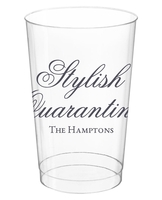 Stylish Quarantine Clear Plastic Cups