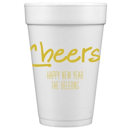 Studio Cheers Styrofoam Cups