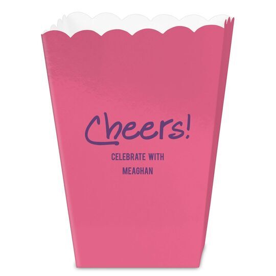 Studio Cheers Mini Popcorn Boxes