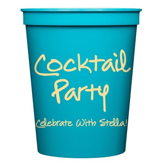 Studio Cocktail Party Stadium Cups