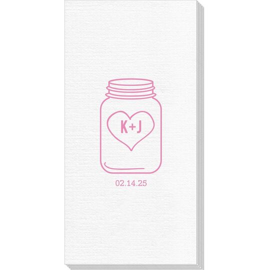 Mason Jar Deville Guest Towels