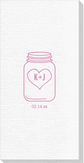 Mason Jar Deville Guest Towels