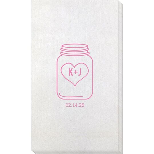 Mason Jar Bamboo Luxe Guest Towels