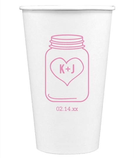 Mason Jar Paper Coffee Cups