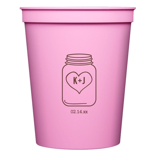 Mason Jar Stadium Cups