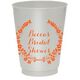 Floral Laurel Wreath Colored Shatterproof Cups Image 5 of 5
