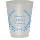 Floral Laurel Wreath Colored Shatterproof Cups Image 2 of 5