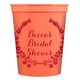 Floral Laurel Wreath Stadium Cups Image 3 of 5