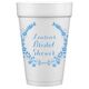 Floral Laurel Wreath Styrofoam Cups Image 2 of 5