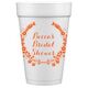 Floral Laurel Wreath Styrofoam Cups Image 5 of 5