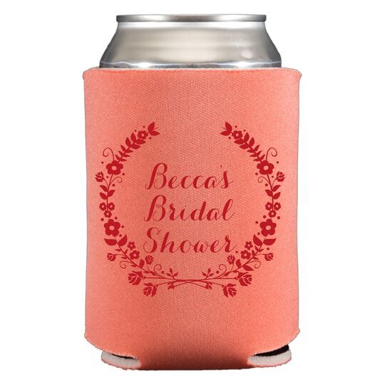 Floral Laurel Wreath Collapsible Huggers