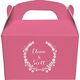 Floral Laurel Wreath Gable Favor Boxes Image 1 of 5