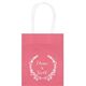Floral Laurel Wreath Mini Twisted Handled Bags Image 1 of 5