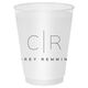 Duogram Initials Shatterproof Cups Image 2 of 3