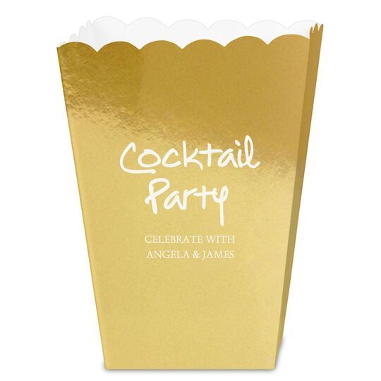 Studio Cocktail Party Mini Popcorn Boxes