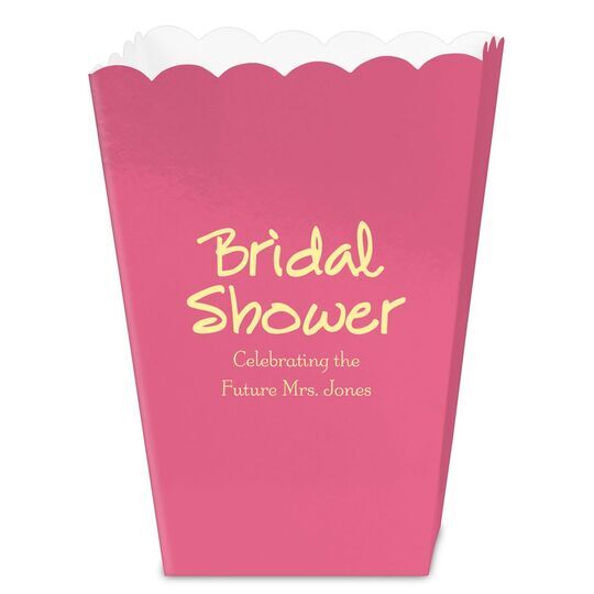 Studio Bridal Shower Mini Popcorn Boxes