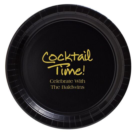 Studio Cocktail Time Paper Plates