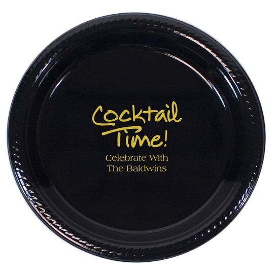 Studio Cocktail Time Plastic Plates