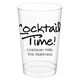 Studio Cocktail Time Clear Plastic Cups Image 1 of 2