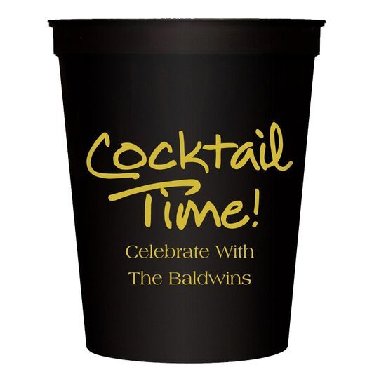 Studio Cocktail Time Stadium Cups